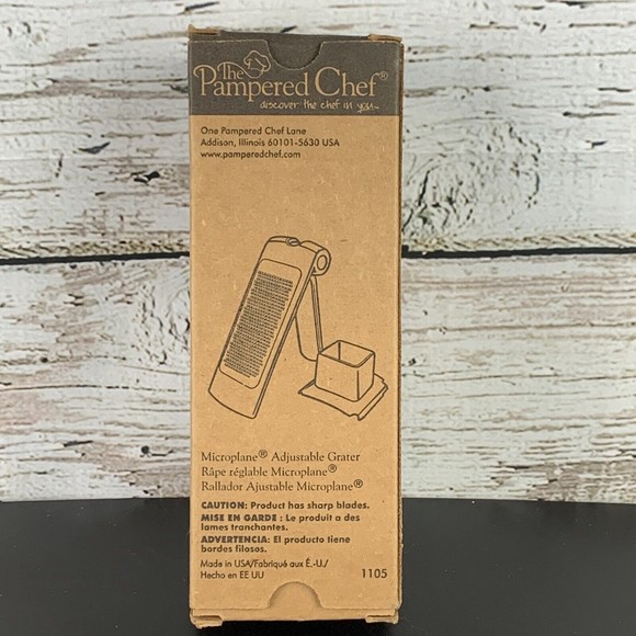 Pampered Chef Kitchen The Pampered Chef Microplane Adjustable